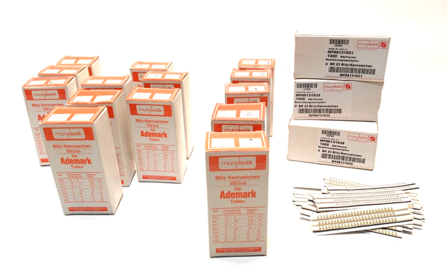 18x Murrplastik Blitz-Kennzeichen für Ademark Tüllen