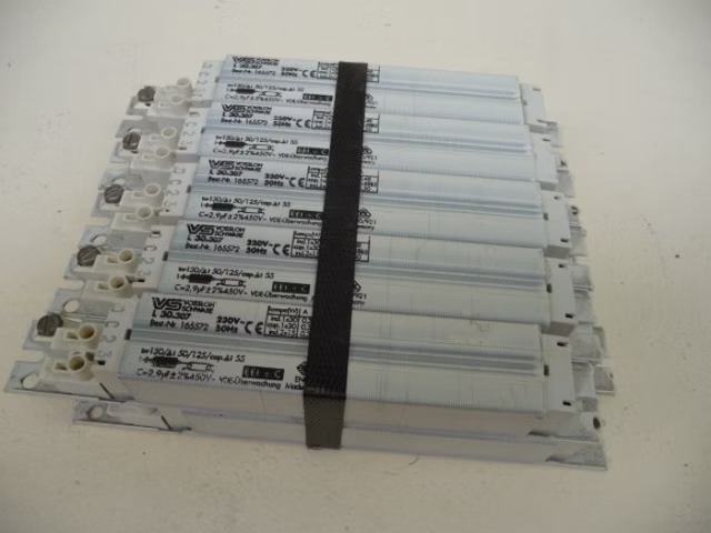 10 VOSSLOH Vorschaltgerät Drossel 30 Watt 2 x 15 Watt