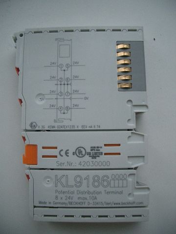 SPS Beckhoff KL9186 KL 9186 Potenzialverteilungsklemme