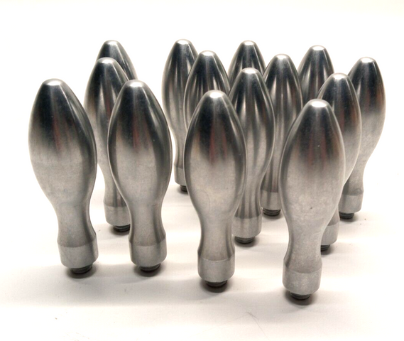 14x Handkurbel Kurbelgriff drehbarer Griff Griff M10 Edelstahl, Vollmaterial