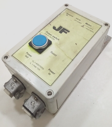 JF ELEKTRO IFM-B1-W-0,6A Netzschalter, power switch, 400V/50Hz max. 10A