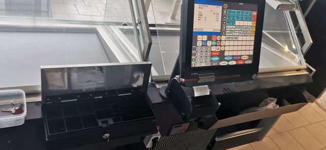 Casio QT-6600 Kassensystem Kasse Touch Screen + Drucker + Kassenschublade