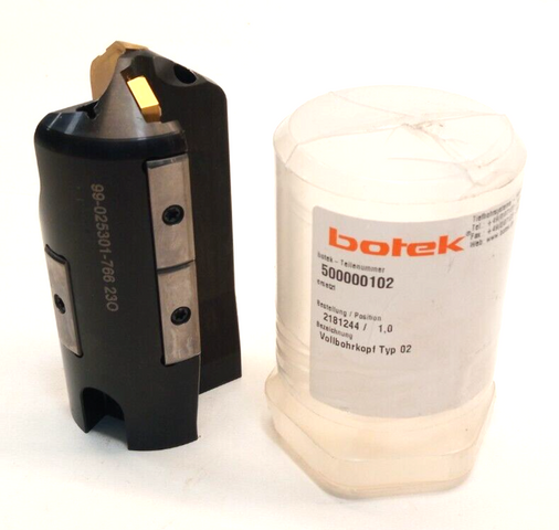 Botek 99-025310-766 230 052301 Vollbohrkopf  Bohrkopf Ø 53,80 23/15 NP: 4000€