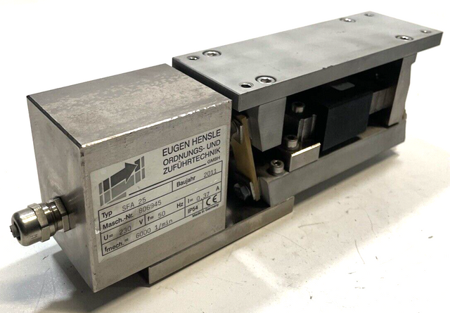 Eugen Hensle SFA25 Linearförderer SFA 25 Zufuhrtechnik Schwingförderer Zuführung