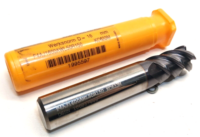 Kennametal Hochleistungsfräswerkzeug F4AJ1600AWL50R150 KC633M Ø16mm
