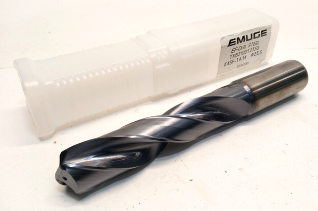 Emuge EF-Drill Steel TXB21001.2650 K45F-TA14 Ø23,5 Spiralbohrer mit Kühlkanal