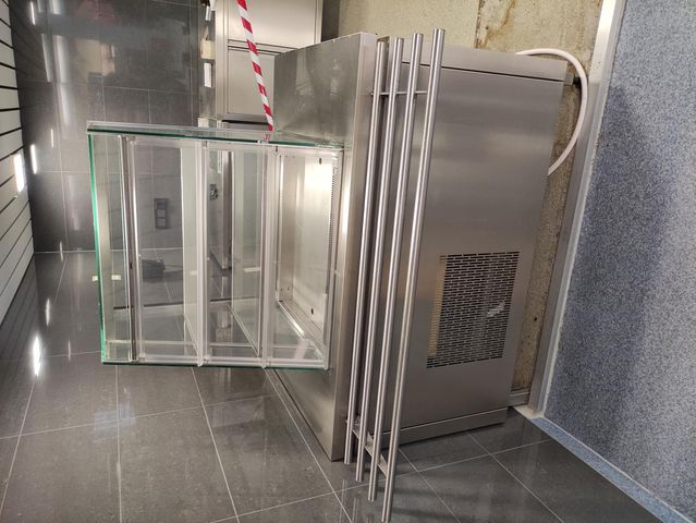 Rieber MaxMo Kalt Buffetausgabe Kühltheke Kühlvitrine Kühlaufsatz 133x82x136 cm