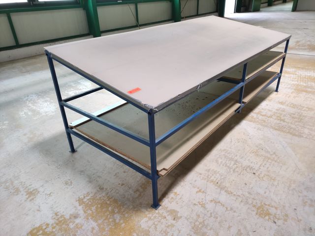 Zuschneidetisch Arbeitstisch Bearbeitungstisch Werkbank 307x135cm H:115cm 
