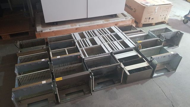 19x Stück Posten Racks Rack z.B Siemens Simatic Zentralgerät  6ES5 183-3UA12, Kerngerät, Hauptsteuergerät, Zentraleinheit, Zentralmodul, Kontrollzentrum, Leitstelle