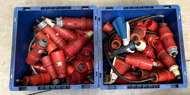 50x Starkstromstecker Mennekes Lindner 