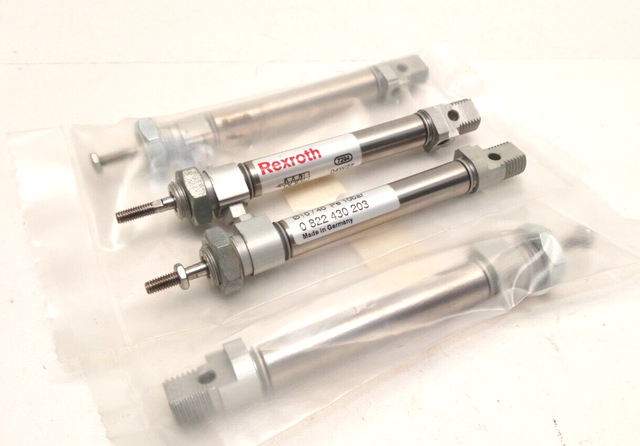4x Rexroth 0 822 430 203 Minizylinder Serie MNI Ø10/40  10bar