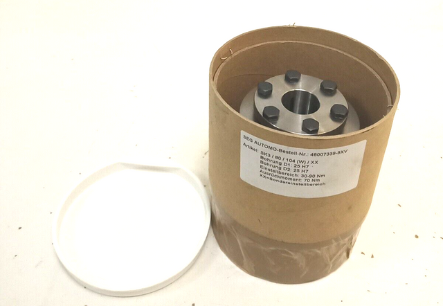 R+W SK3 / 80 / 104 (W) / XX Nabe, Metallbalgkupplung, Metall / Balg / Kupplung