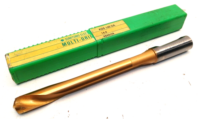 Sumitomo KDS 140 DA Ø14.00 mm MULTI-DRILL gelötete Bohrer 8588/09