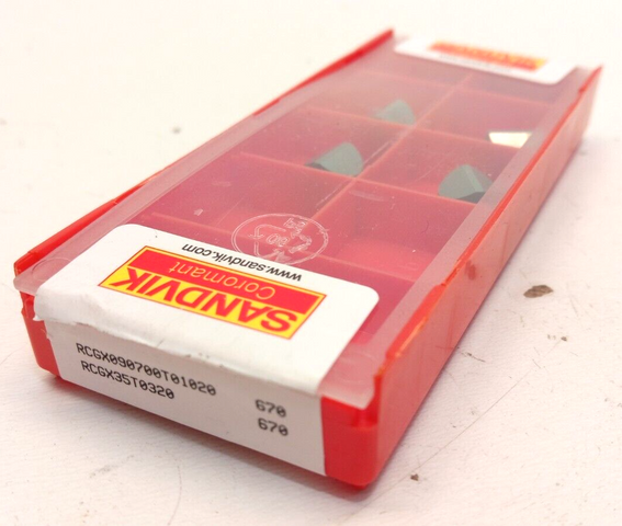 4x SANDVIK keramische Wendeplatten RCGX35T0320 670