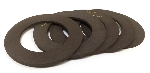 5x Reibbelag für Rutschnabe 4000022 98/31 SA80/0.5 Ø115mm, Innen Ø72, Dicke:4mm