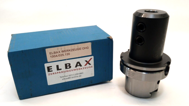 Elbax Weldonaufnahme 100A DIN 69893 WN25x120 43/18S Fräseraufnahme
