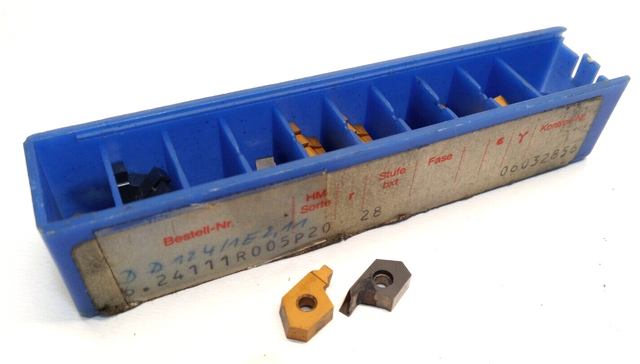 31 x Hertel / Kennametal Wendeschneidplatte 6.24111R005 P20