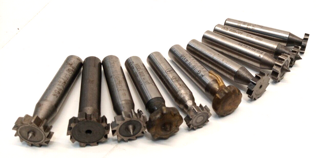 10x HSS Winkelstirnfräser Stirnfräser Aufsteckfräser Fräser HSSE Nutenfräser