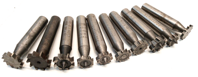 10x HSS Winkelfräser Stirnfräser HSSE Aufsteckfräser Fräser Nutenfräser