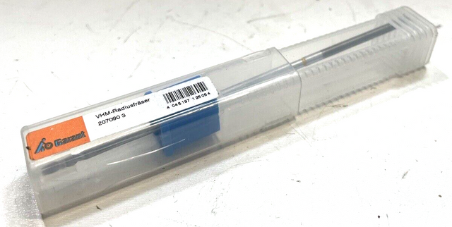 Garant 207090 3 VHM Vollradiusfräser 3 mm Fräser, Radiusfräser 3mm 2070903