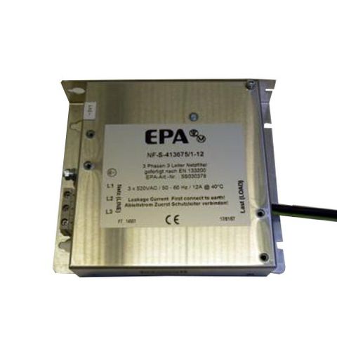 EPA NF-S-413675/1-12 3 Phasen 3 Leiter Netzfilter  3 x 520 VAC 12A