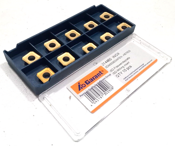 10x Garant INOC ISO Fräswendeplatte Wendeschneideplatte SDMX0903