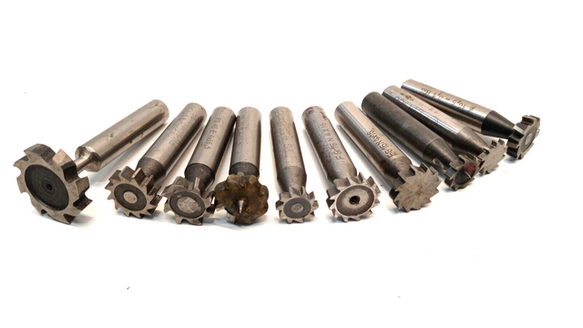 10x HSS Winkelfräser Stirnfräser Aufsteckfräser HSSE Fräser Nutenfräser