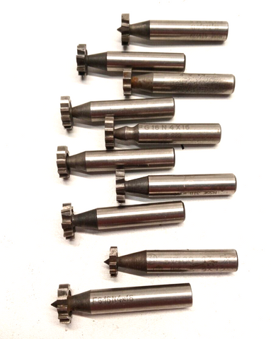 10x HAM Schruppfräser Fräser HSSE HSS Schaftfräser verschiede Größen