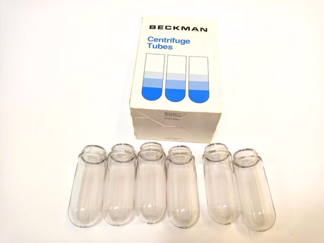 Beckman 355655 Zentrifugen Flasche Polycarbonat 70mL 6 Stück 38x102 mm