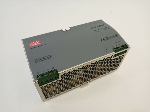MW Mean Well DRT-480-24 Hutschienennetzteil DRT48024 Schaltnetzteil DRT480 