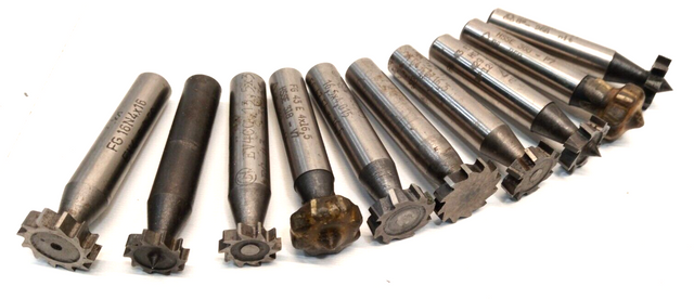 10x HSS-E Winkelfräser Stirnfräser Aufsteckfräser 