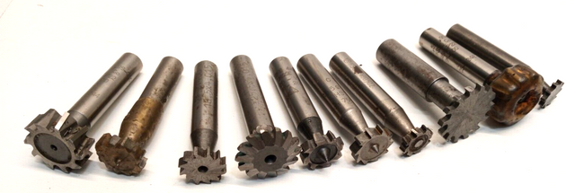 10x HSS HSSE Winkelstirnfräser Stirnfräser Fräser Nutenfräser