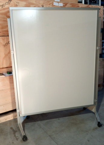 Rexroth Mobiles Whiteboard Beidseitg 175x132 Alurahmen Memoboard Schreibtafel