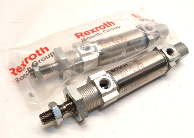 2x Bosch doppeltwirkender Kleinzylinder 25/25mm 10 bar 0822034202 