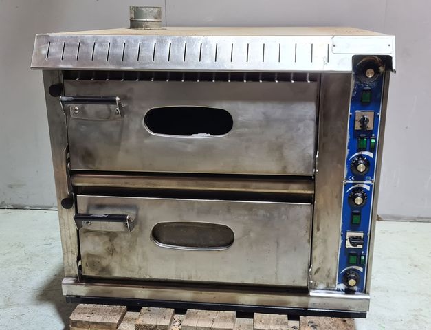 Gam Forno D6+6 Doppelkammer Pizzaofen Elektro Ofen