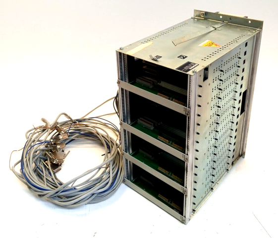 Schenck K001595 I/O Einschubmodul Einschiebemodul mit Karten Rack Einschubkasten