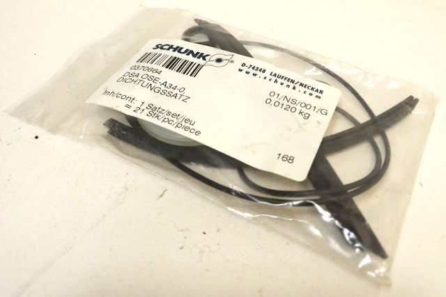 Schunk 0370664 Dichtungssatz DSA OSE-A34-0, Dichtung Dichtringe NEU