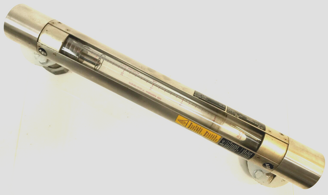 ABB D10A11 Rotameter Glaskörper-Durchflussmesser inkl. Halterung Qmax 11200