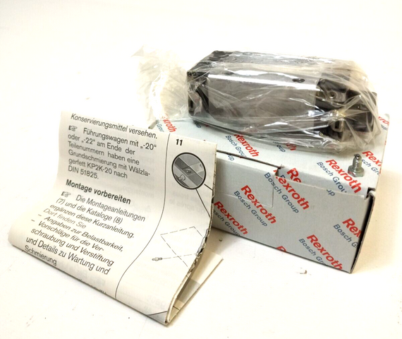 BOSCH REXROTH R162211322, Führungswagen, Kugelwagen NEU