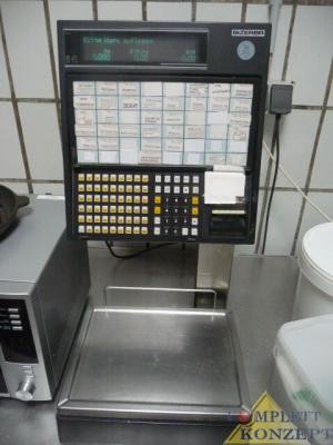 Bizerba SW 500 Obst Gemüse SB Waage mit Etikettendrucker