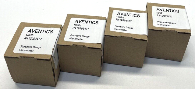 4x Aventics R412003477 Manometer Pressure Gauge 1827231018