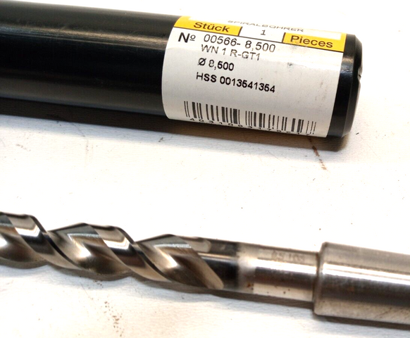 Gühring Spiralbohrer No: 00566-8,500 WN 1 R-GT1  Ø 8,5mm HSS