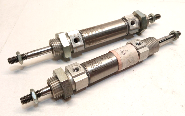 2x Bosch Pneumatikzylinder 0822082214 16/13 Pmax:10bar Rundzylinder 
