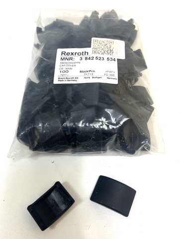 Rexroth Aluminiumprofil-Abdeckkappe 100 Stück