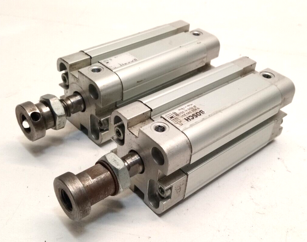 2x Bosch 0822392207 Kompaktzylinder Pneumatik Ø25 H:050 Zylinder