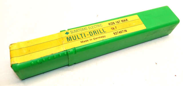 SUMITOMO KDS 167 MAK Ø16,7 mm MULTI-DRILL Hartmetallschneider