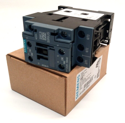 Siemens 90A SIRIUS 3RT2026-1BB40 11KW 24V 400V 1NO 1NC Schütz Relais