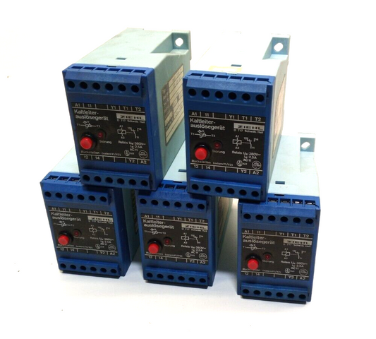 5x Kaltleiterauslösegerät ZIEHL MSR 220 Z Kaltleiter-Auslösegerät Relais 220V AC