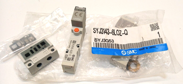 2x SMC Magnetventil SYJ3143-6LOZ-Q SYJ3G53 