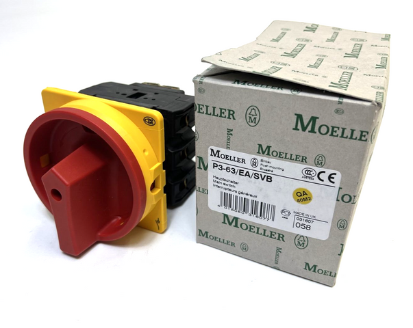 Moeller, P3-63/EA/SVB, Hauptschalter, Mainswitch, Einbauschalter